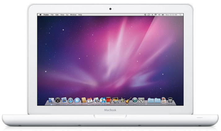 Vista Frontal - Apple MacBook Blanco