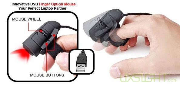 Funcionamiento -   Mouse Tipo Anillo para Dedo